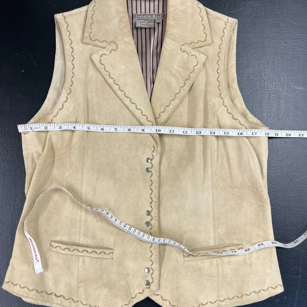 Isabella Bird suede vest size medium